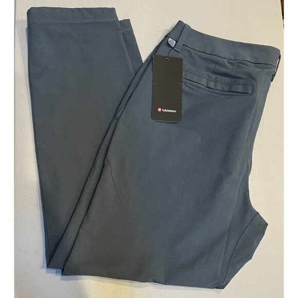 Lululemon Other - NWT Lululemon NEW ABC Slim-Fit Trouser 40 X 32” Cotton VersaTwill Gray Blue Mens